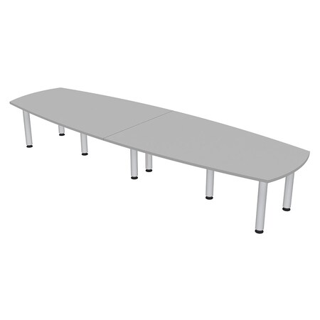 Skutchi Designs 45 in W, 120 in L, 29 in H, Engineered Wood Top, Grey HAR-ABOT-46119-PT-01